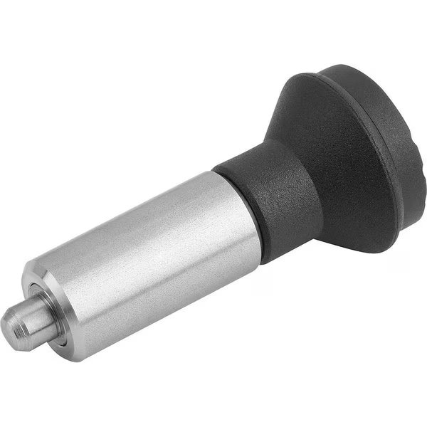 Indexing Plunger Wout Collar Size:3, D1=18, D=8, L=74, Form:L Wo. Groove, Stainless Not Hardened, , Kipp, Mfr#: K0347.11308